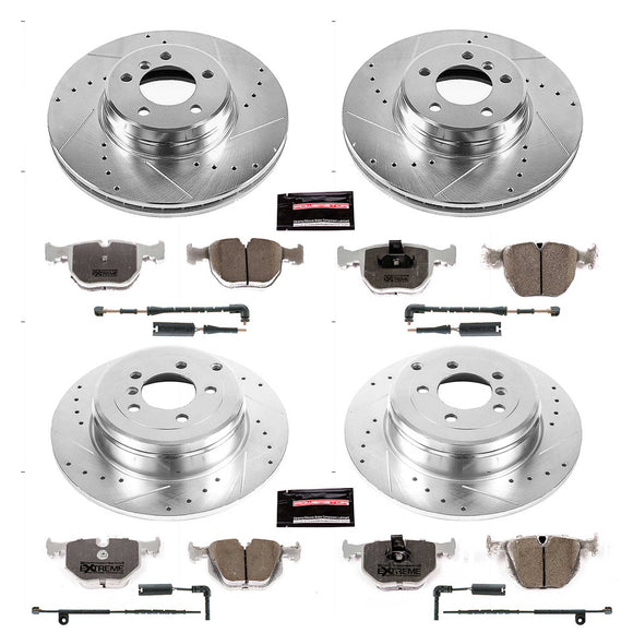 PowerStop Z26 Street Performance Ceramic Brake Pad and Drilled & Slotted Rotor K