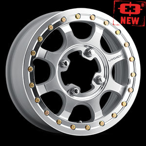 15x7 Vision 351 Flow Machined 4x136 ET13 Wheel Rim