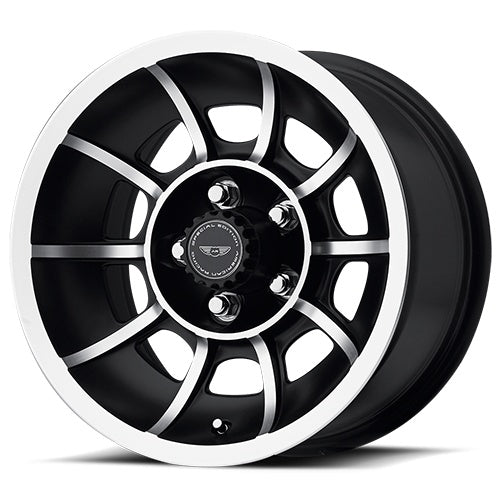 15X8.5 American Racing Vector Black Wheel/Rim 5x114.3 15-8.5 5-114.3 ET6
