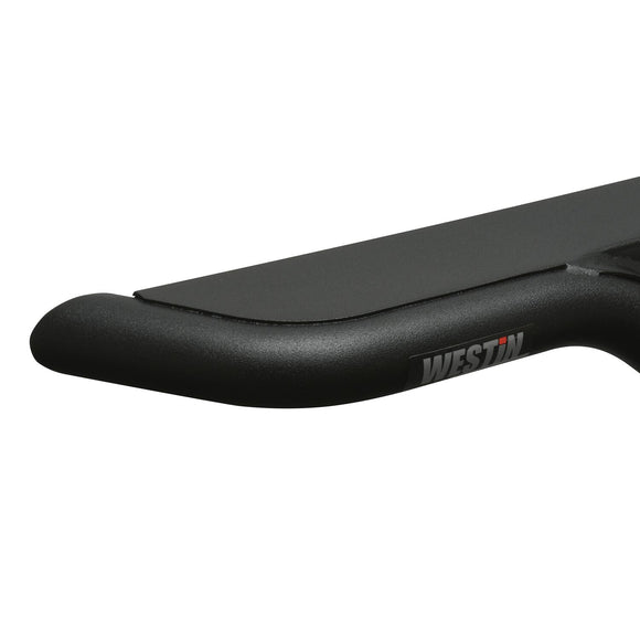 Westin Outlaw Drop Nerf Step Bars Powder Coated Textured Black Steel 20-14095