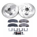 PowerStop Z23 Daily Driver Carbon-Fiber Ceramic Brake Pad and Drilled & Slotted