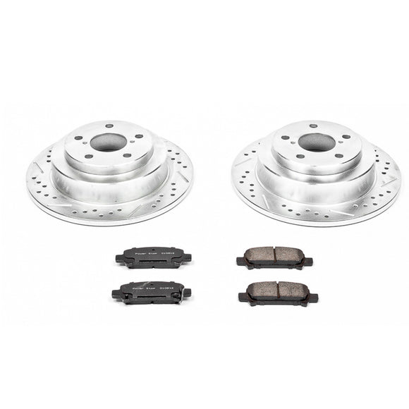 PowerStop Z23 Daily Driver Carbon-Fiber Ceramic Brake Pad and Drilled & Slotted