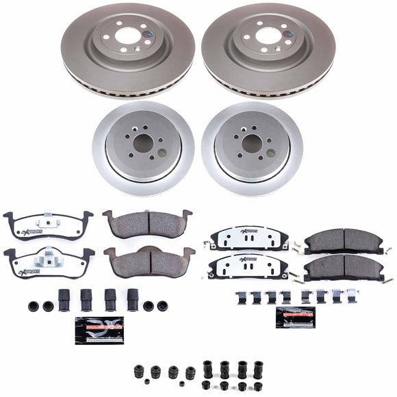 Z36 Truck & Tow Premium Carbon-Fiber Ceramic Brake Pad and Fully Coated Rotor Ki
