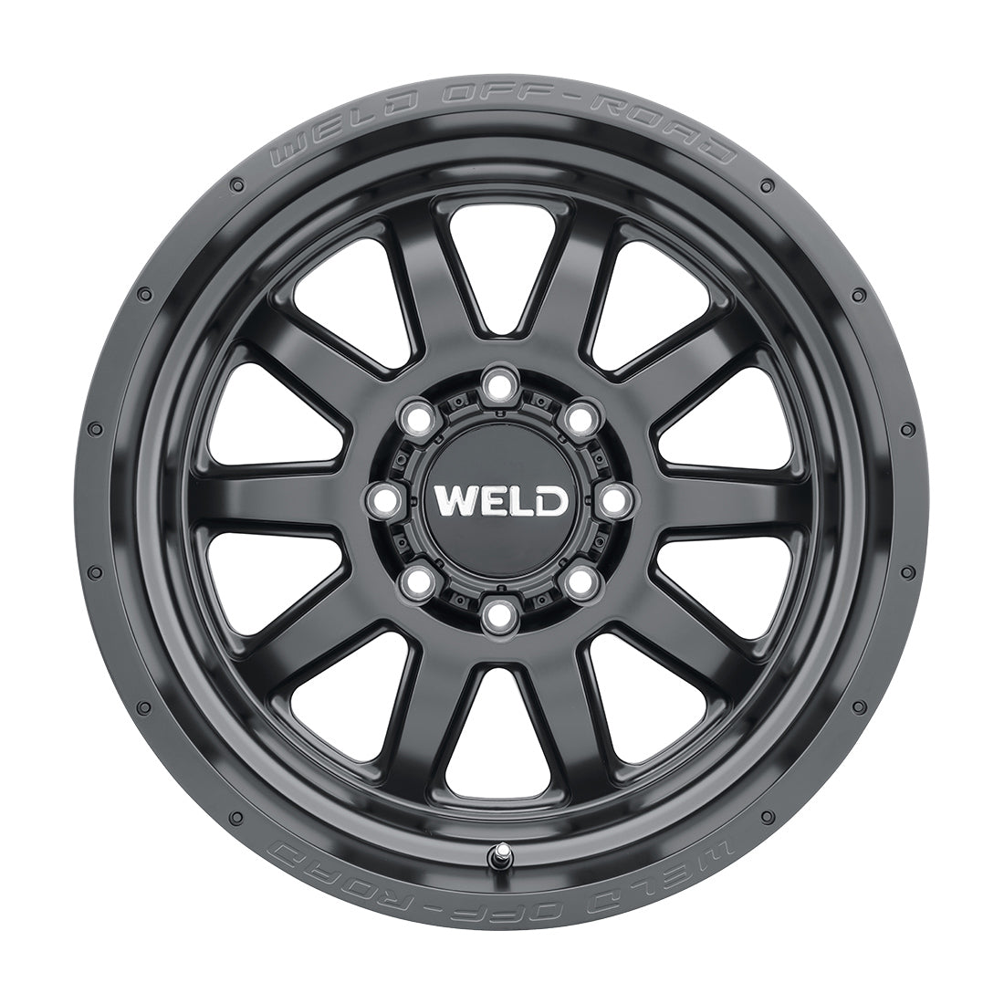 20x12 WELD Off-Road Stealth Satin Black 8x165.1 8x6.5 ET-44 Wheel Rim - 0