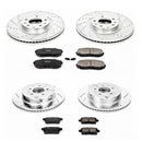 PowerStop Z23 Daily Driver Carbon-Fiber Ceramic Brake Pad and Drilled & Slotted