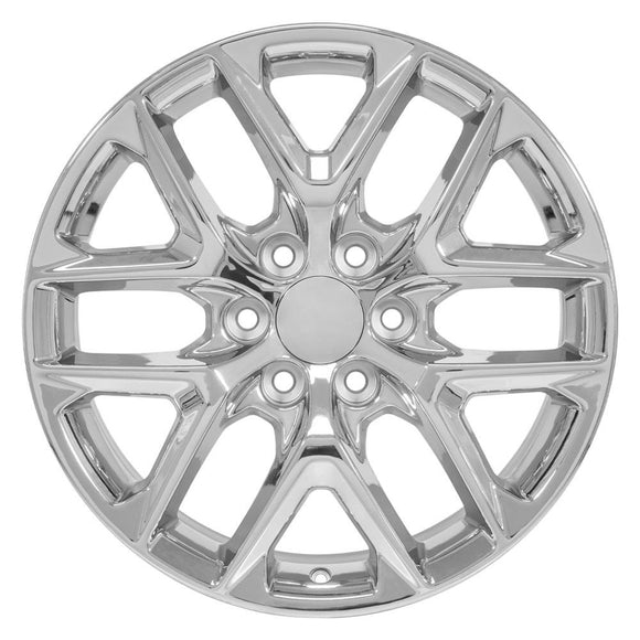 20" Replica CV62 fits Chevrolet Silverado 20 in. x 9 in. Chrome
