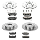PowerStop Z23 Daily Driver Carbon-Fiber Ceramic Brake Pad and Drilled & Slotted