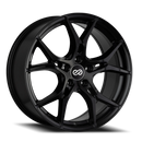 18X8 Enkei Vulcan Gloss Black Wheel/Rim 5x120 5-120 517-880-1240BK