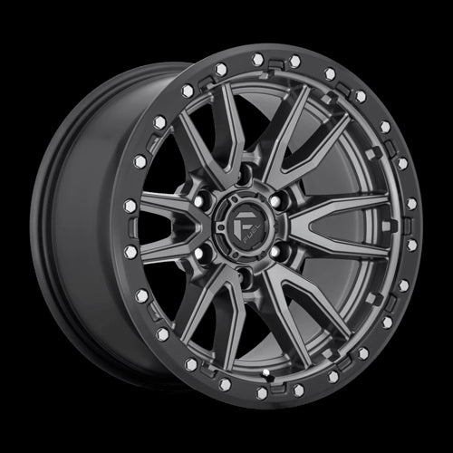 22X9 Fuel 1PC D680 Rebel Gray 6X139.7 6X5.5 ET20 Wheel Rim - 0