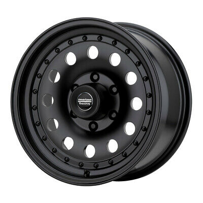 17X8 American Racing AR62 OUTLAW II Satin Black 8X165.1 ET0 wheel/rim