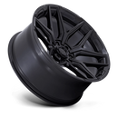17x9 Fuel Off-Road Flux Blackout 6x139.7 ET1 CB106.1 Wheel Rim
