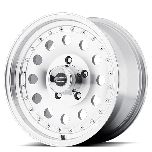 15x10 American Racing Outlaw II Machined Wheel 5X114.3 15-10 5-114.3 ET-38