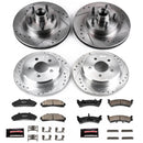 PowerStop Z23 Daily Driver Carbon-Fiber Ceramic Brake Pad and Drilled & Slotted