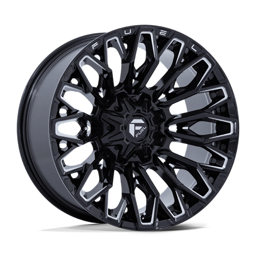 22x10 Fuel Off-Road FC865 Strike Gloss Black Milled 8x165.1 ET-18 CB125.1 Wheel