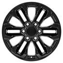 18" Replica CV69 fits Chevrolet Silverado 18 in. x 8.5 in. Gloss Black