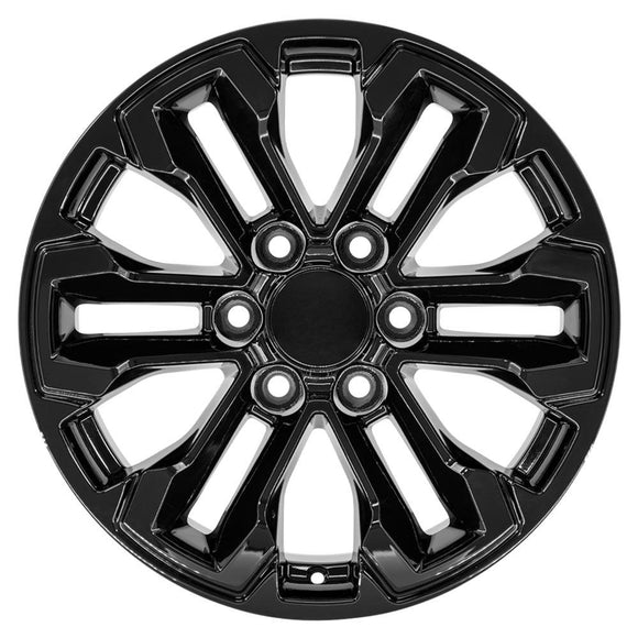18" Replica CV69 fits Chevrolet Silverado 18 in. x 8.5 in. Gloss Black