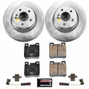 PowerStop Genuine Geomet Coated Rotor and Carbon-Fiber Ceramic Brake Pad Kit
