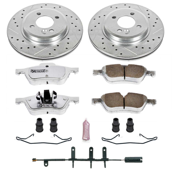 PowerStop Z26 Street Performance Ceramic Brake Pad and Drilled & Slotted Rotor K
