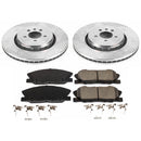 PowerStop OE Stock Replacement Low-Dust Ceramic Brake Pad and Rotor Kit