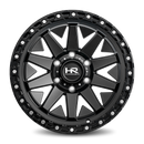17x9 Hardrock H106 Matte Black 5x127 ET-12 wheel/rim-1