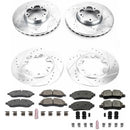 PowerStop Z23 Daily Driver Carbon-Fiber Ceramic Brake Pad and Drilled & Slotted