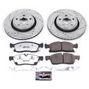 PowerStop Z36 Carbon-Fiber Ceramic Brake Pad with Drilled and Slotted Rotor Kit