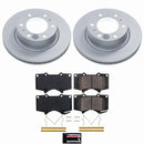 Genuine Geomet Coated Rotor and Low-Dust Ceramic Brake Pad Kit