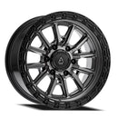 20x9 Arena Wheel Trek Glossy Gun Metal Center Glossy Black Lip 6x135 ET20 CB87.1