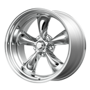 17x8 American Racing Torq Thrust II 1 Pc Polished Wheel 5x114.3 17-8 ET-11-2