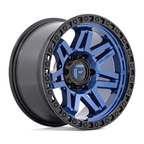 17x9 Fuel Off-Road D813 Syndicate Dark Blue with Black Ring 6x139.7 ET1 Wheel