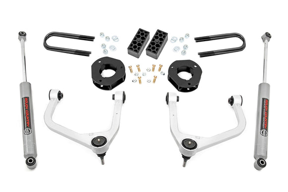 Rough Country 3.5 Inch Lift Kit for 22-24 Chevy 1500 Rear Mono Leaf