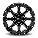 20x12 Hardrock BloodShot Xposed Gloss Black Milled 6x139.7 ET-44 wheel/rim-1