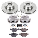 PowerStop OE Stock Replacement Low-Dust Ceramic Brake Pad, Rotor and Caliper Kit