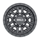 17x9 WELD Off-Road Crux Satin Black 6x135 6x139.7 ET-12 CB106.1 Wheel Rim-3