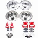 PowerStop Z23 Daily Driver Carbon-Fiber Ceramic Pads Drilled & Slotted Rotor & C