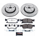 PowerStop Z36 Carbon-Fiber Ceramic Brake Pad with Drilled and Slotted Rotor Kit