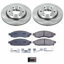 PowerStop OE Stock Replacement Low-Dust Ceramic Brake Pad and Rotor Kit