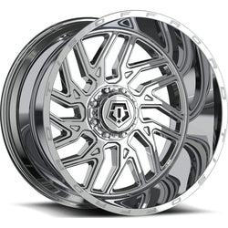 22x12 TIS 544C Chrome 6x135 6x139.7 6x5.5 ET-44 Wheel Rim