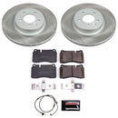 PowerStop Semi-Coated Rotor and Low-Dust Ceramic Brake Pad Kit