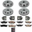 PowerStop OE Stock Replacement Low-Dust Ceramic Brake Pad, Rotor and Caliper Kit