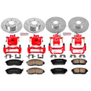 PowerStop Z23 Daily Driver Carbon-Fiber Ceramic Pads Drilled & Slotted Rotor & C