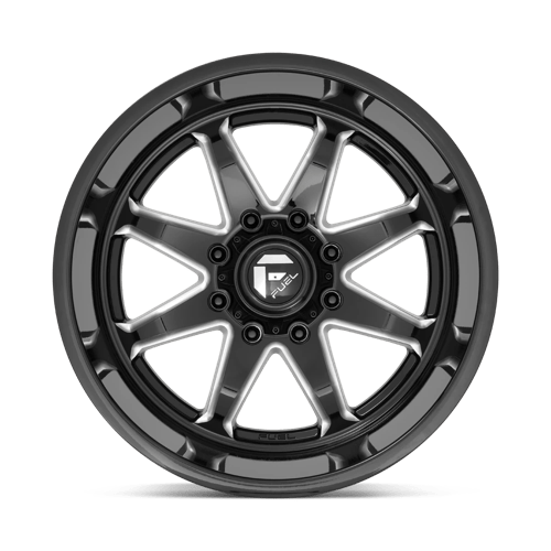 20x9 Fuel Off-Road D749 Hammer Gloss Black Milled 8x180 ET1 CB124.2 Wheel Rim
