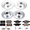 PowerStop Z23 Daily Driver Carbon-Fiber Ceramic Brake Pad and Drilled & Slotted