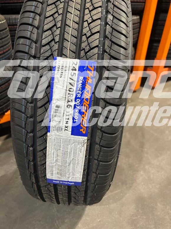 Thunderer Ranger 007 R601 HT Tire 245/70R16 111H BSW XL 2457016 245 70 16