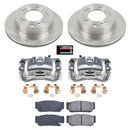 PowerStop OE Stock Replacement Low-Dust Ceramic Brake Pad, Rotor and Caliper Kit