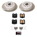 PowerStop Semi-Coated Rotor and Low-Dust Ceramic Brake Pad Kit