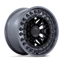 17x9 Black Rhino Alpha Gloss White On Matte Black 6x139.7 ET-12 Wheel
