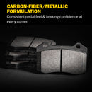 PowerStop Track Day Brake Pads Stage 1 Brake Pad For Track Day Enthusiasts