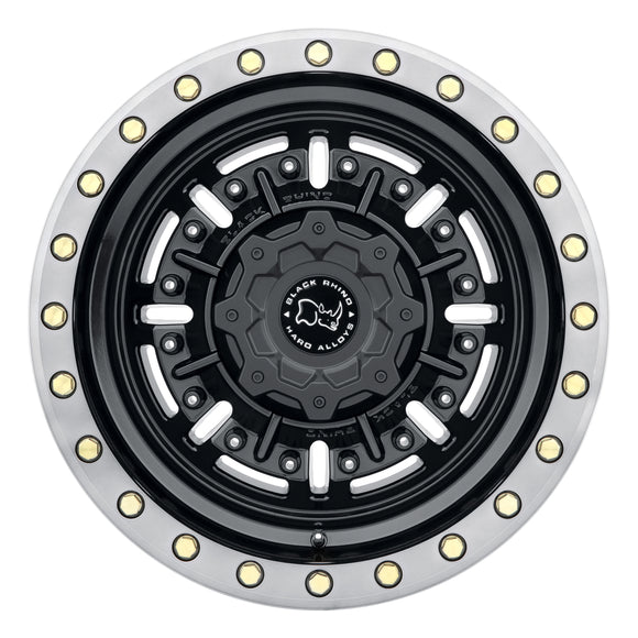 20x9 Black Rhino Kelso Matte Black Black Bolts 6x139.7 ET0.00 Wheel