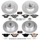 PowerStop Genuine Geomet Coated Rotor and Carbon-Fiber Ceramic Brake Pad Kit
